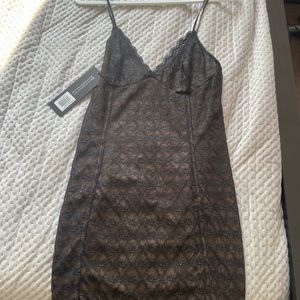 Never worn Mini black dress from White Fox